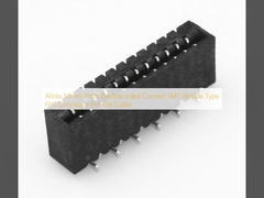 Alinta 1.0mm Pitch Double-sided Contact SMT Verticle Type FPC Connector For Flat Cable