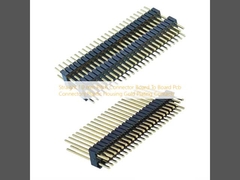 Straight 1.0 mm Pitch Connector Board To Board Pcb Connectors Plastic Housing Gold Plating Contacts